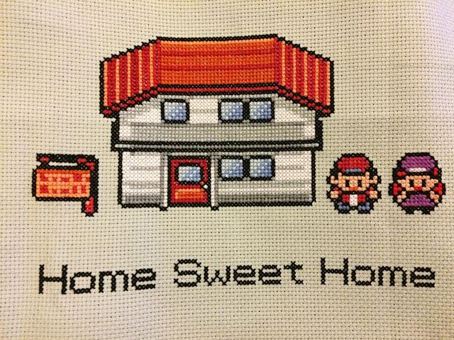 Free Charts Cross Stitch Home Sweet Home
