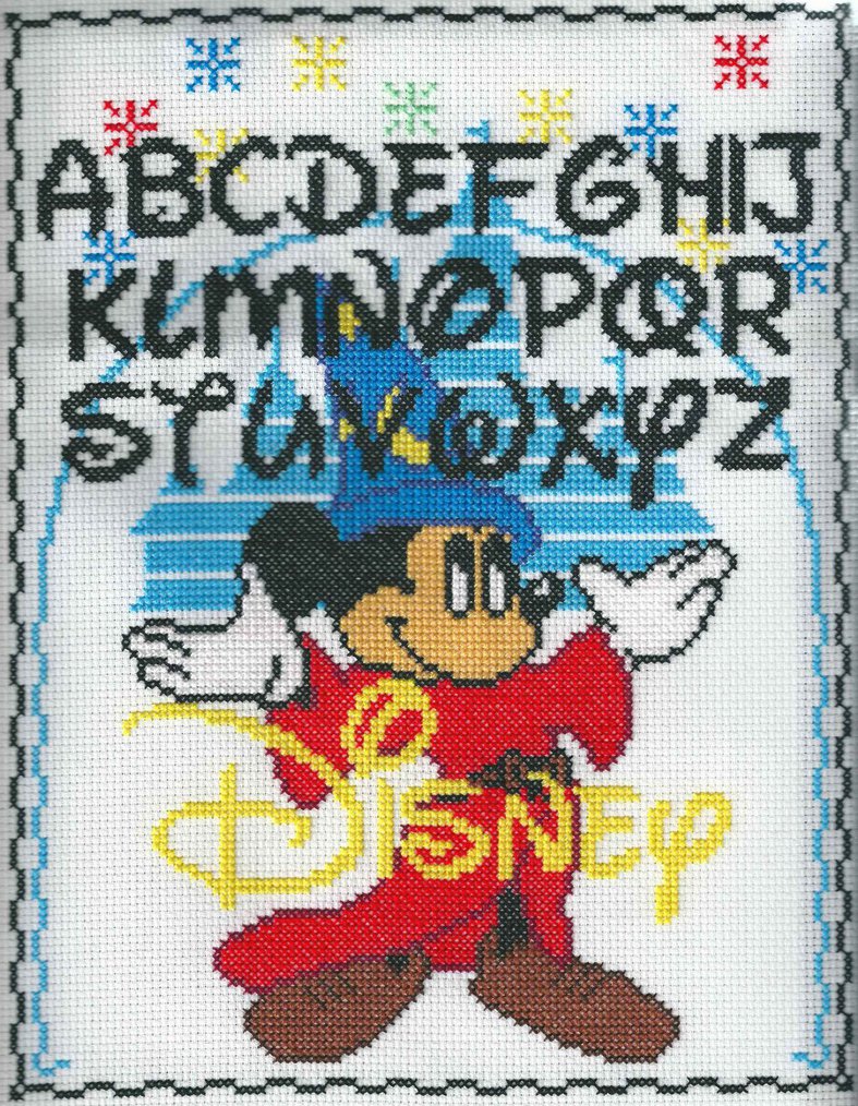 Disney Classic Cross Stitch Kit - 12 Patterns Featuring Classic Disney Characters
