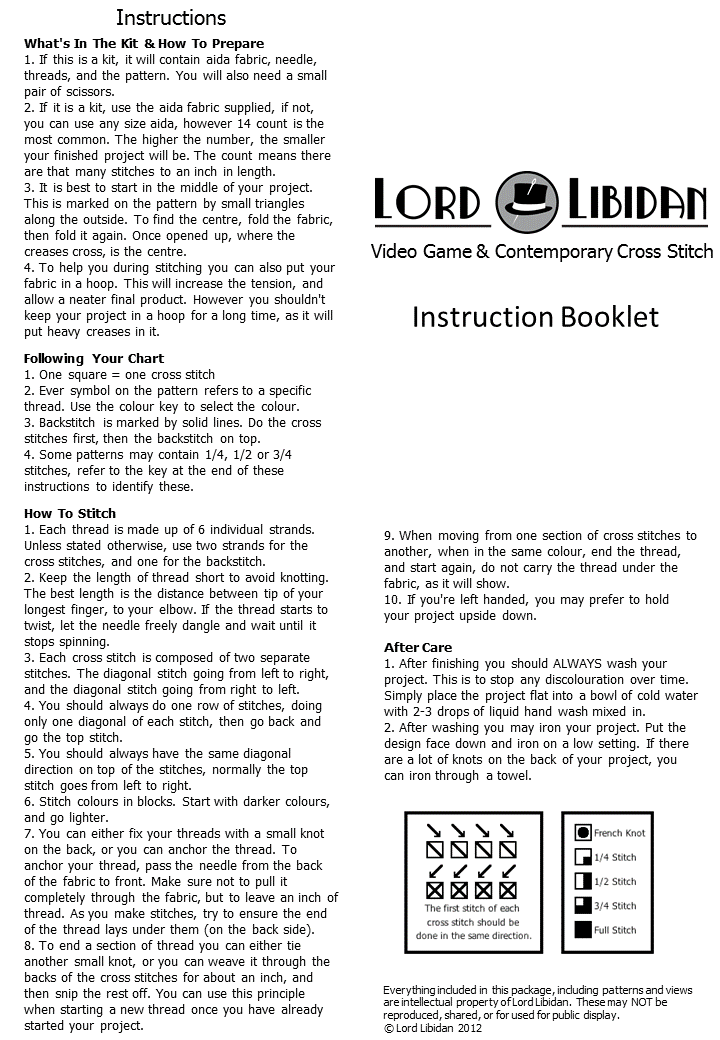 How To Cross Stitch Like A Pro | Lord Libidan