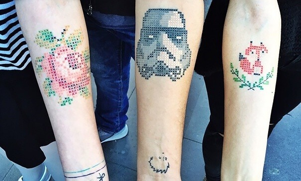 The resurgence of the ancient art of skinstitch tattoos