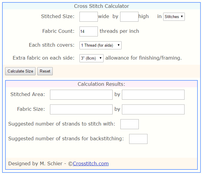 42 best ideas for coloring Cross Stitch Calculator