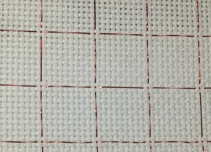 Easy Count Aida Cloth 20 Count Pre-Gridded Cross Stitch Fabric