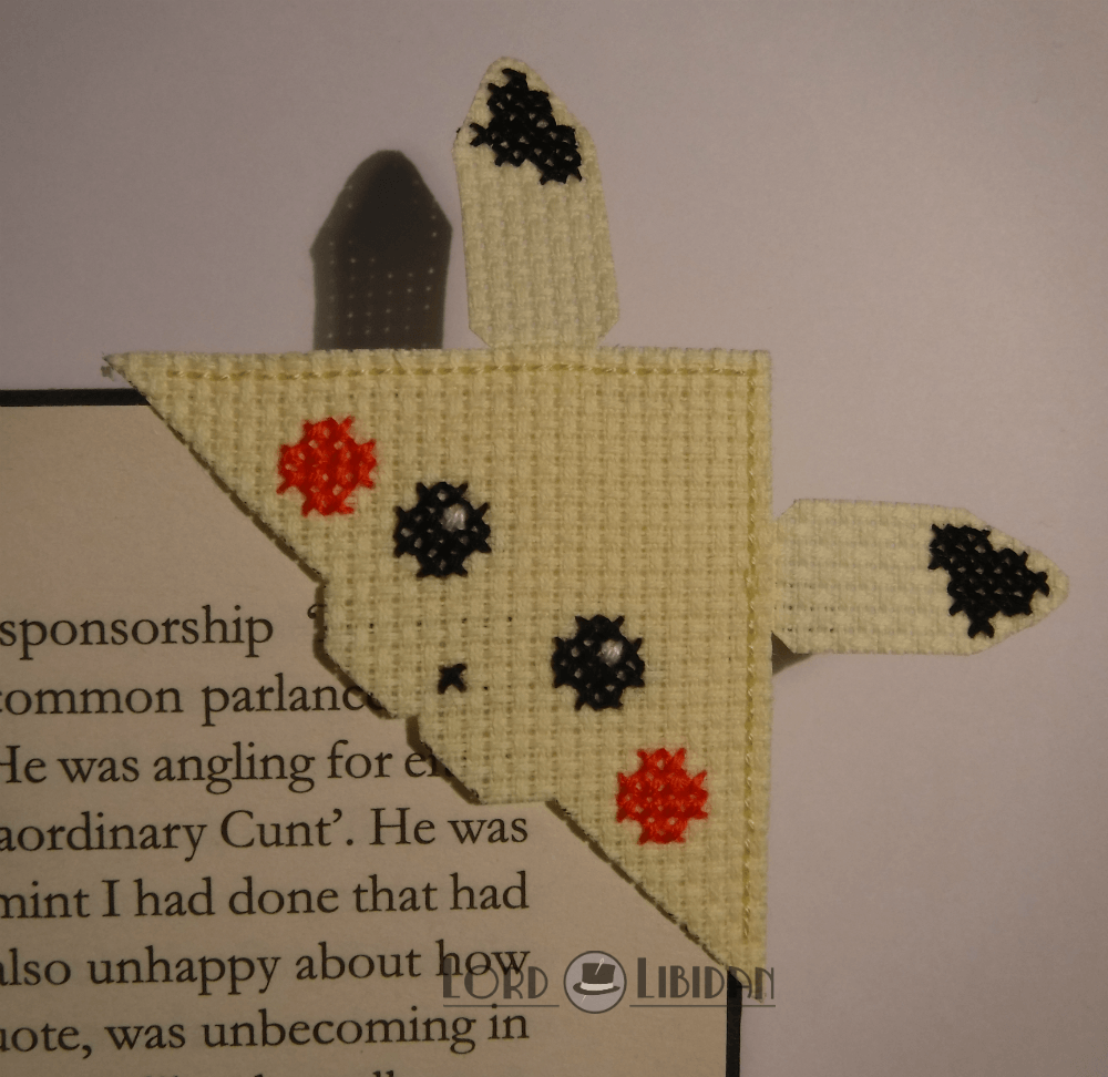 Pikachu Pokemon Bookmark Cross Stitch Lord Libidan