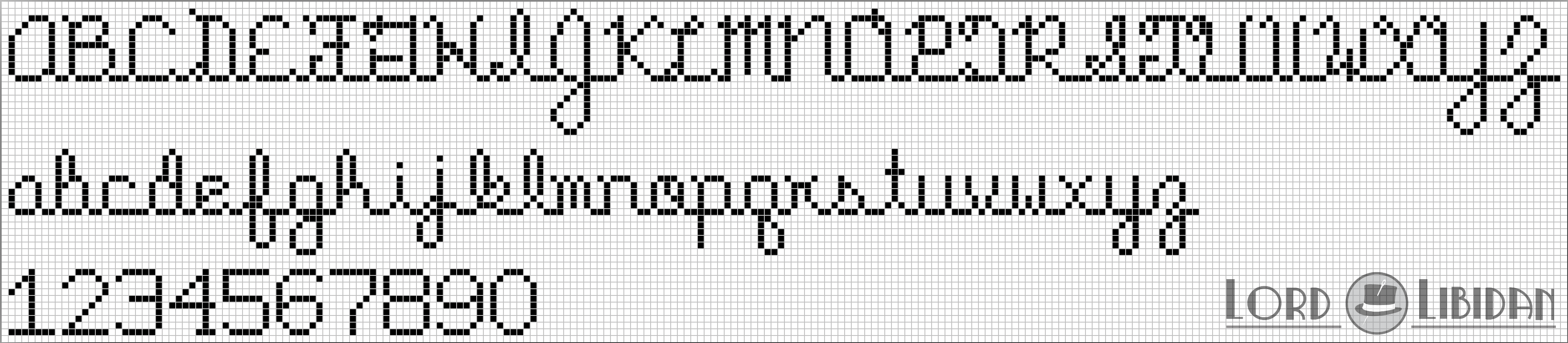 Extra Large Cross Stitch Alphabet - Cross Stitch Patterns