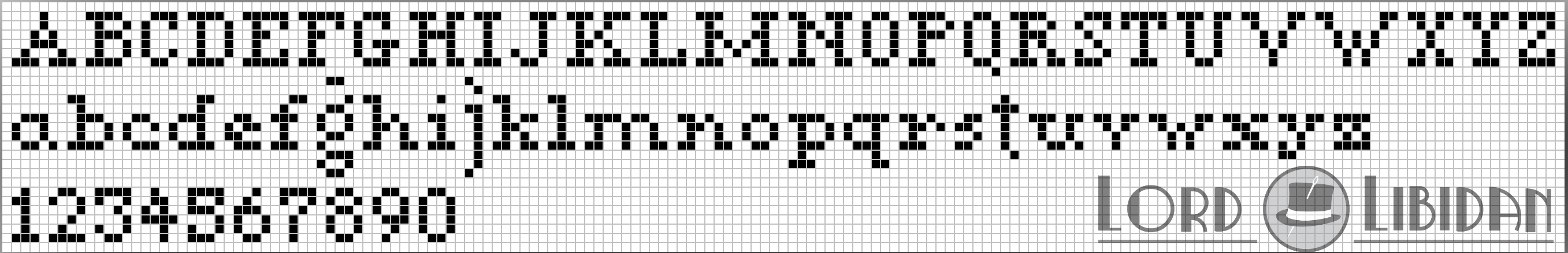 Over 50 Free Cross Stitch Alphabets Fonts Lord Libidan