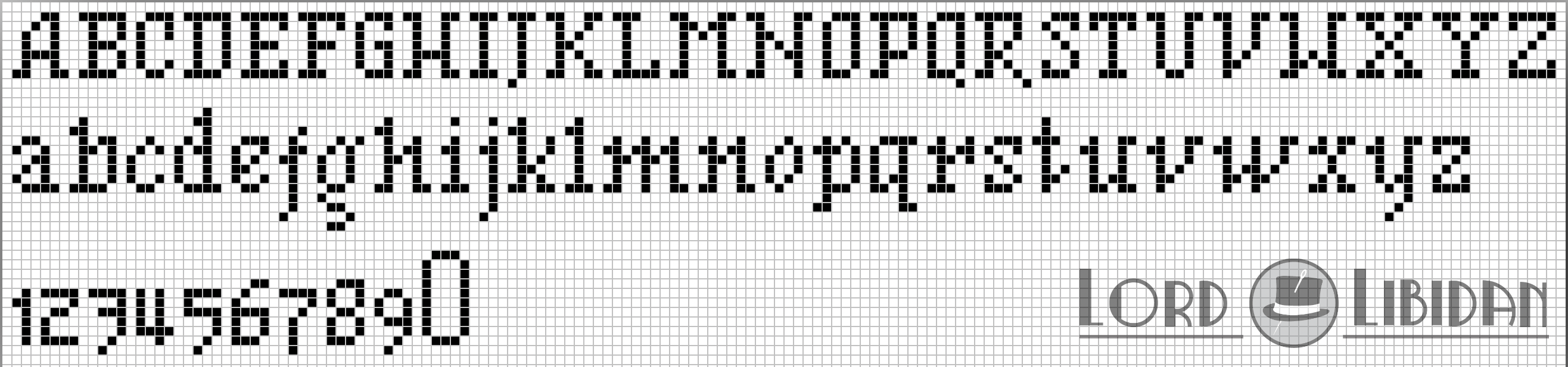 Over 50 Free Cross Stitch Alphabets Fonts Lord Libidan